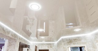 Натяжной ПВХ потолок Кизляр, цена от 2075 руб.
